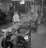 Interiör från Gävle Manufaktur AB, Strömsbro. 4 juni 1946.