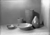 Keramikföremål av Maggie Wibom, 1946.