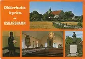 Vykort
Döderhults kyrka med fattigbössan 