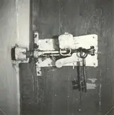 Lås och nyckel i Loftahammar kyrka.