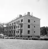 HSB-nybygge på Fredrikdalsvägen. Den 10 augusti 1949