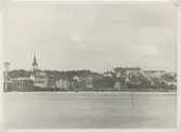 Oskarshamn sett från havet 1921