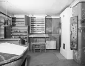 Gamla brukskontoret.

Inventeringsskåp och ritningsskåp, kakelugn, kassaskåp, nyckelvägg.


