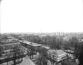 Parti av centrum från Trefaldighetskyrkans torn mot sydost.
