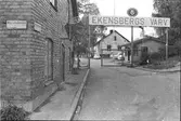 Ekensbergs varv 1970; ingången vid Ekensbergsvägen, i bakgrunden smedjan
