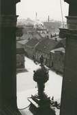 Stortorget från Kalmar domkyrka,1940-tal.