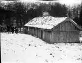 Flakebergsstugan på sin gamla plats. Ugglums fornstuga.