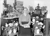 Lydia Andersson, Långbacken. Foto i november 1945.
