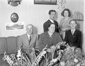 Familjen Edin. Foto i augusti 1946.
