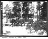I skogen, Ugglehult. Foto: 1915.