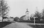 Kyrkan i Bergsjö. Foto 1928.