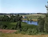 Utsikt från Hembygdsgården, Bergsjö, Hälsingland

