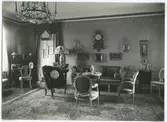 Interiör från ryttmästare Birger Jeanssons hem.