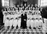 Konfirmander, Östhammar, Uppland 1943