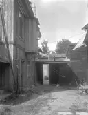 Bakgård i Gävle.