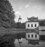 Valsqvarn vid Gavleån, i bakgrunden Trefaldighetskyrkan