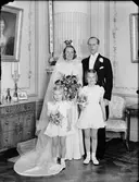 Brudpar med brudnäbbar, Harg socken, Uppland