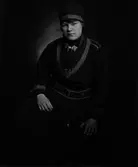 Signe Nilsson. Klädd i sydsamiska kläder





