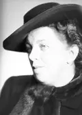 Konstnärinna Maggie Wibom