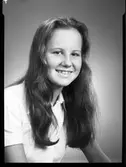 Ann-Christine Olsson, Batterigatan 10, Gävle. Den 18 augusti 1971.