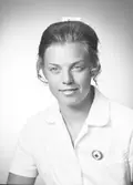 Agneta Pettersson, Myggdansvägen 9 E, Gävle. Den 11 juni 1971.