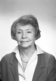 Ruth Hallin, Norra Fiskargatan 5 D, Gävle. Den 27 november 1974