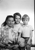 Familjen Larsson, Floravägen 13, Gävle. Den 24 april 1974