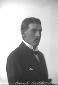 Berndt Redlund, född 1889. Anställd 1915 vid Hofors AB.