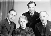 Familjen Landell. Den 27 april 1950.