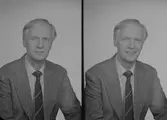 Postdirektör Erik Åkerlund. Den 2 april 1984.