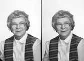 Thyra Söderlund, Prästvägen, Hille. Den 22 februari 1984