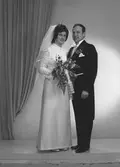 Brudparet Alvenhag. Den 29 december 1972

