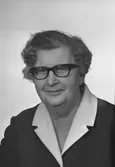Agnes Olsson, Strömma, Gävle. Den 15 januari 1973