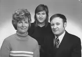 Familjen Wedenborn, Tallåsvägen 5 a, Gävle. Den 17 fabruari 1973