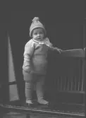 Åke Skog i stickad dress