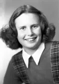 Fröken Siv Lundberg, Bergsgatan 47, Gävle.               15 december 1944.