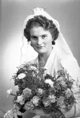 Brudparet Stig Lennart Carlbaum, Gävle. 6 januari 1945.