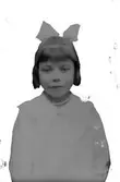 Flicka. 1 april 1945. Kopia. Fröken Jansson, Valbogatan 33, Gävle.