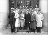 Tio-årsjubileum. 25 maj 1945. Studentjubileum 1935. Högre Allmänna Läroverket.