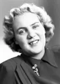 Fröken Ann-Marie Wallensten, Strömsborgsvägen 7, Gävle. 5 oktober 1945.