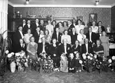 Paret Emil Mattons guldbröllopsdag. Oktober 1945.