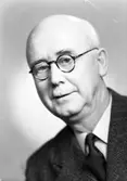 Kamrer Harald Karlström, Salbergsvägen 6, Sandviken. 27 november 1945.