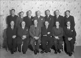 Grupp på hotell Baltic. 24 november 1945. Thulebolagen Försäkringsbolag.