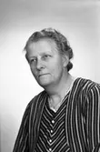 Fru Elsilina Christiansen, Slakthuset, Valbo. 3 november 1945.