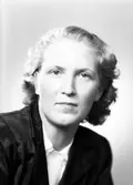 Fru Hallström. 26 november 1945. Kassör E. Hallström, Kyrkogatan 31, Gävle.