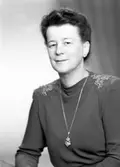 Fröken Hildur Holm, Södra Centralgatan 26, Gävle. 7 december 1945.