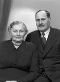 Herr och fru B. Wennberg, Frideborg, Strömsbro. 31 januari 1946.