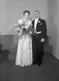 Brudpar Gunvor Margareta, född Looström, och Galeazzo Buttazzoni,  30 mars 1946.