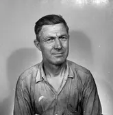 Edmund Pettersson Rederi AB. Legitimationsfotografi. Augusti 1950.
