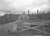 J. Isaksson & Co. Kassaskåpsfabrik, Bromma Stockholm.
Exteriör från  Gavleverken AB. 13 oktober 1952.